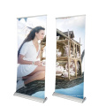 Advertising roll up banner display device display stand for advertising promotion banner display